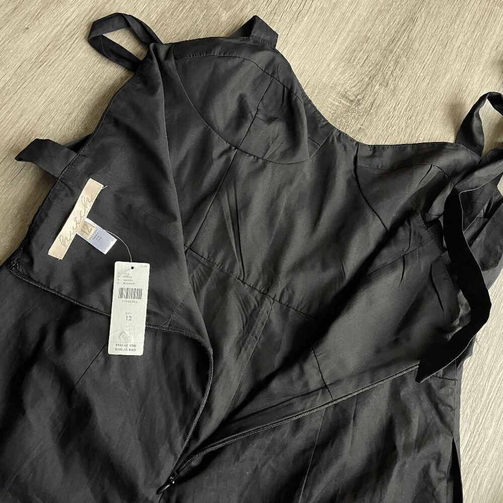 NWT Anthropologie Hutch Corset Romper Black Size 12​​​​​ - Picture 4 of 7